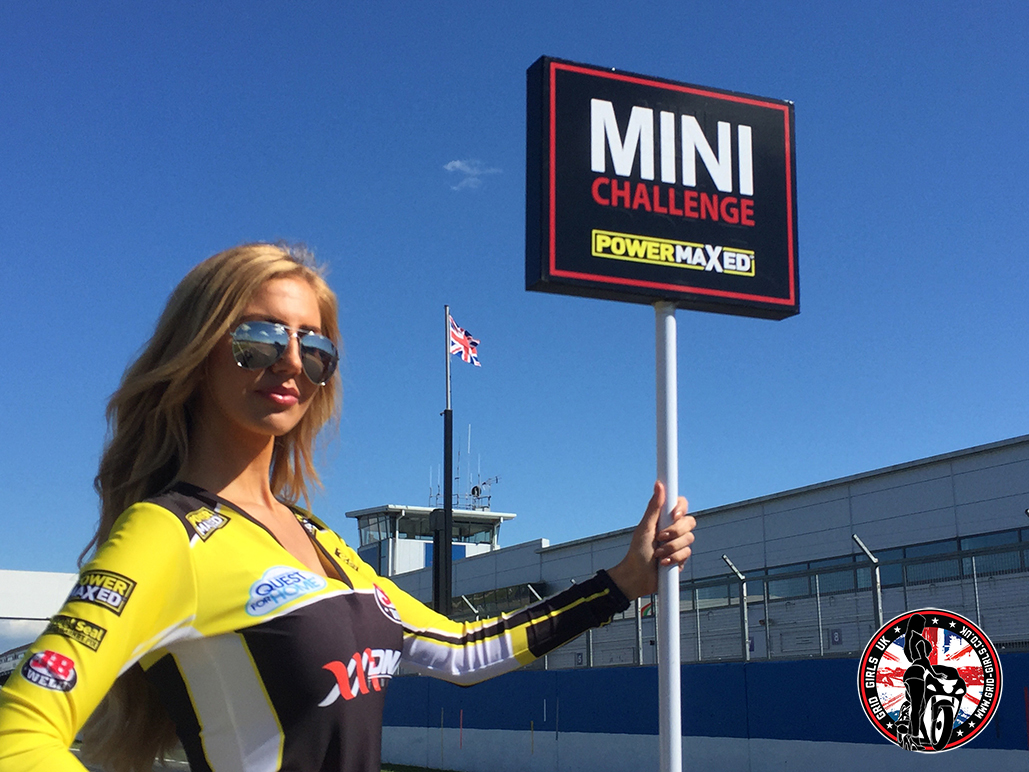 Grid Girls At Donington Park Round Of Mini Challenge In April 2015