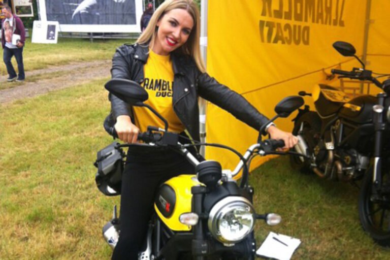 Promo Models With Ducati Manchester At The 2015 Cholmondeley Pageant Of Power