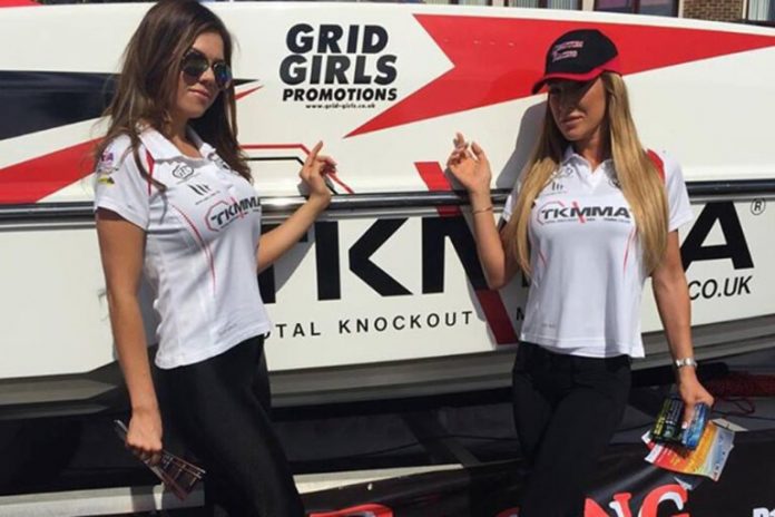 Promotional Models With P1 Superstock For Gosport Races Promotion On 4th July 2015