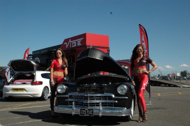 Promotional Models With Vibe Car Audio At Trax On 19th July 2015