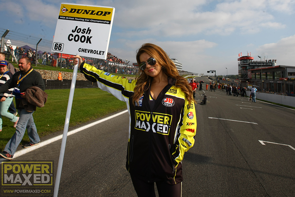 Grid Girls With Power Maxed Btcc At Brands Hatch Btcc On 11th October 2015