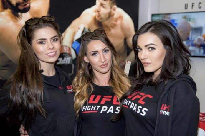 Promotional Models At O2 Indigo With Ufc London On 26th Feb 2016