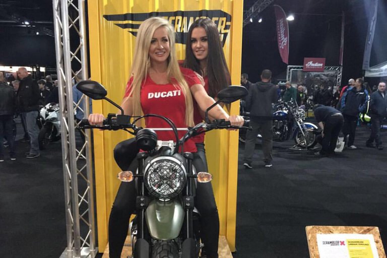 Promo Models With Ducati Manchester At The Manchester Motorcycle Show 2016