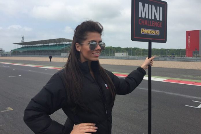 Grid Girls With Mini Challenge 2016 At Silverstone On 29th May