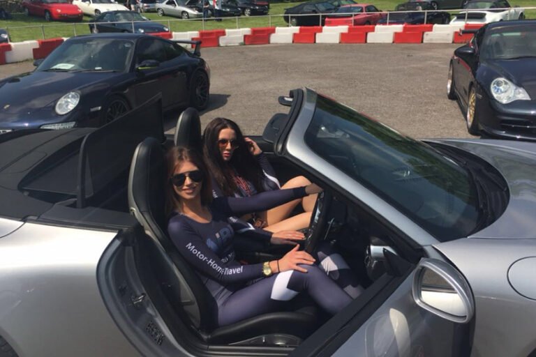 Aib Insurance Promotional Models At Simply Porsche In Beaulieu On Sunday 5th June 2016