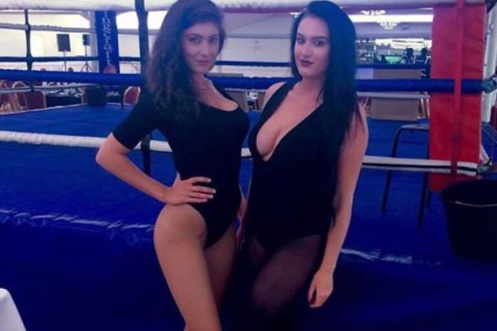 Ring Girls At A Charity Event In Luton On Saturday 13th August 2016