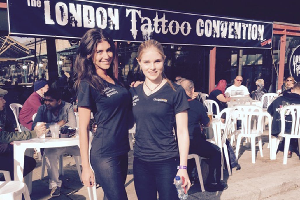 Promotional Models For Unigloves Promotion At London Tattoo Convention 2015 01