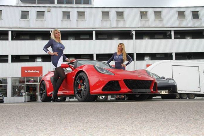 Promotional Models With Aib Insurance At Brands Hatch Lotus Car Festival On Sat 15th Aug 2015 02