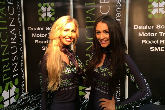 Promotional Models With Principal Insurance With Principal Insurance At The Motorcycle Trade Expo 2015 01