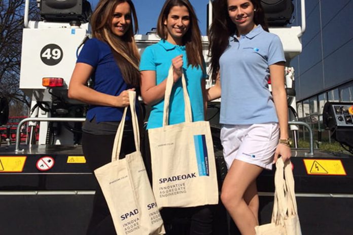 Promotional Models With Spadeoak At The Sports Facility Show 2015 02