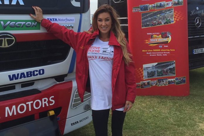 Promotional Models With Steve Horne Promotions At British Truck Racing Association 01