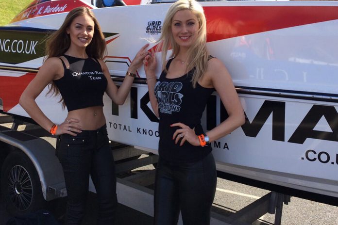 Promotional Models With Team Quantum Racing At P1 Superstock 2015 01