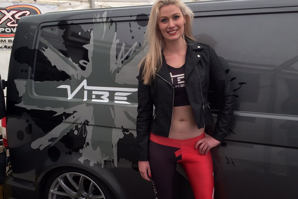 Promotional Models With Vibe Car Audio At The Emma Uk Championships 2015 01